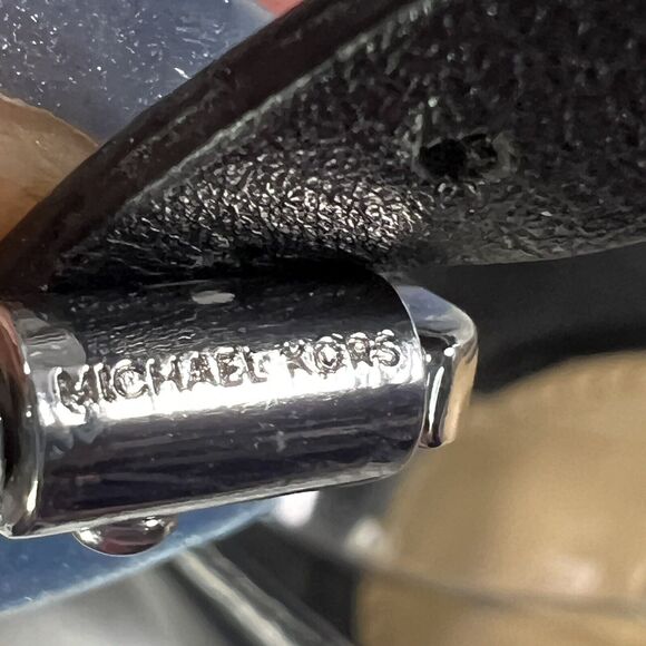 Michael Kors Studded High Heels Women's size 5.5 Stiletto Black Silver‎ Worn 2x - Picture 12 of 16